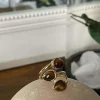 Best Bague Acier Inoxydable Nafy Ocre Femmes Bague
