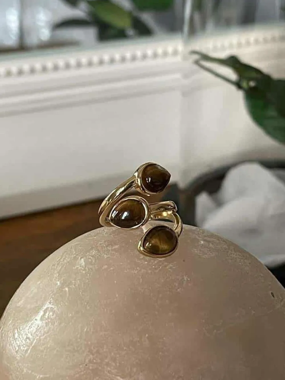 Best Bague Acier Inoxydable Nafy Ocre Femmes Bague