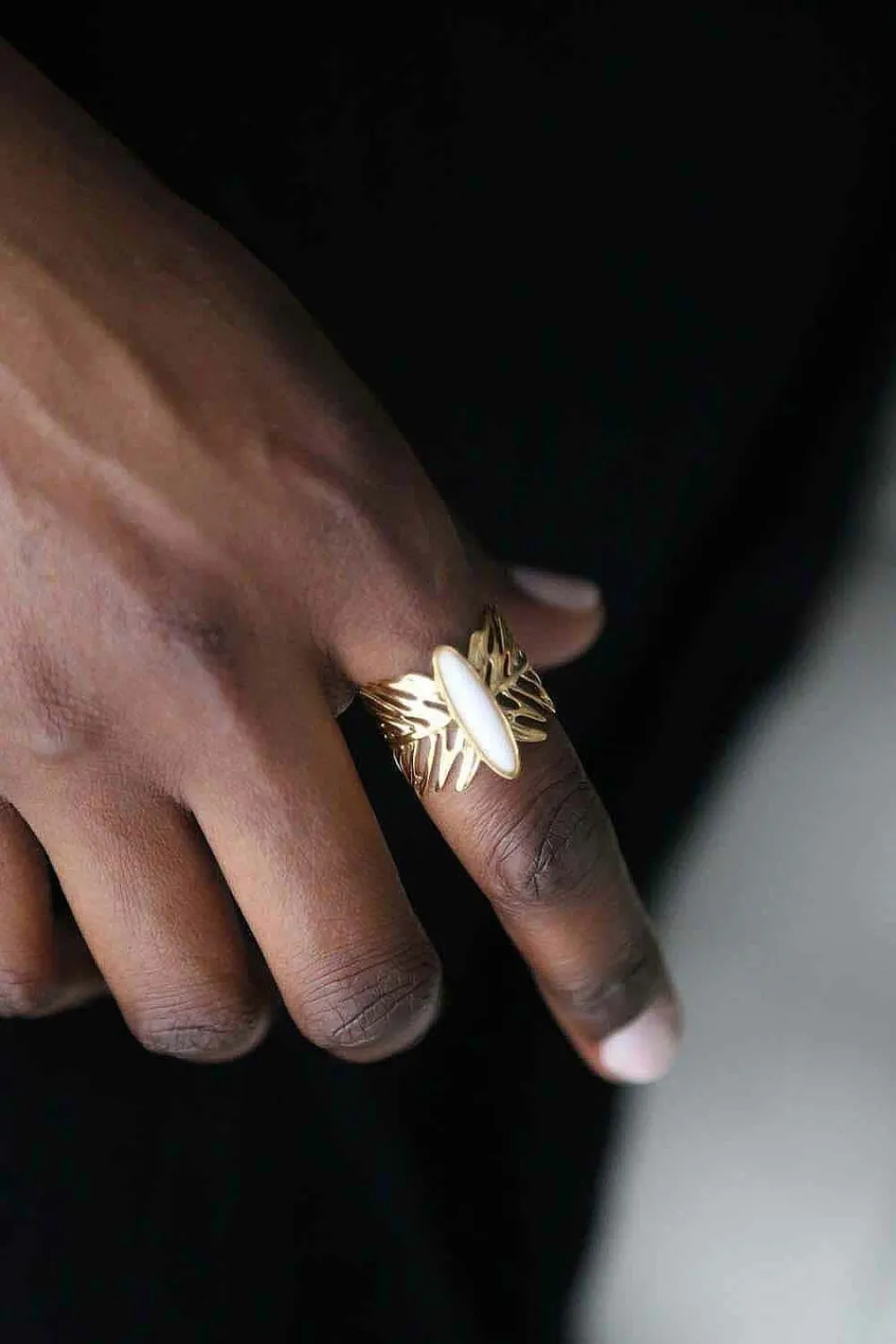 Best Bague Ajustable Blanc Tess Femmes Bague