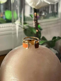 Best Bague Ajustable Caramel Dulce Femmes Bague