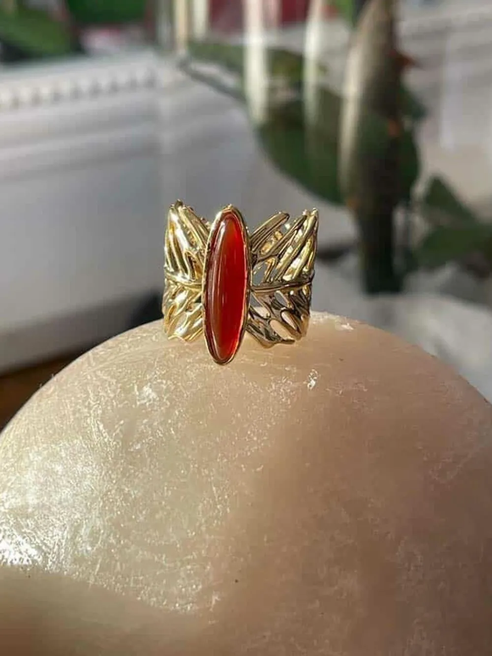 Outlet Bague Ajustable Terracotta Tess Femmes Bague