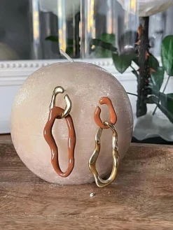 New Boucles D'Oreille Marron Doris Femmes Boucles D'Oreille & Earcuff