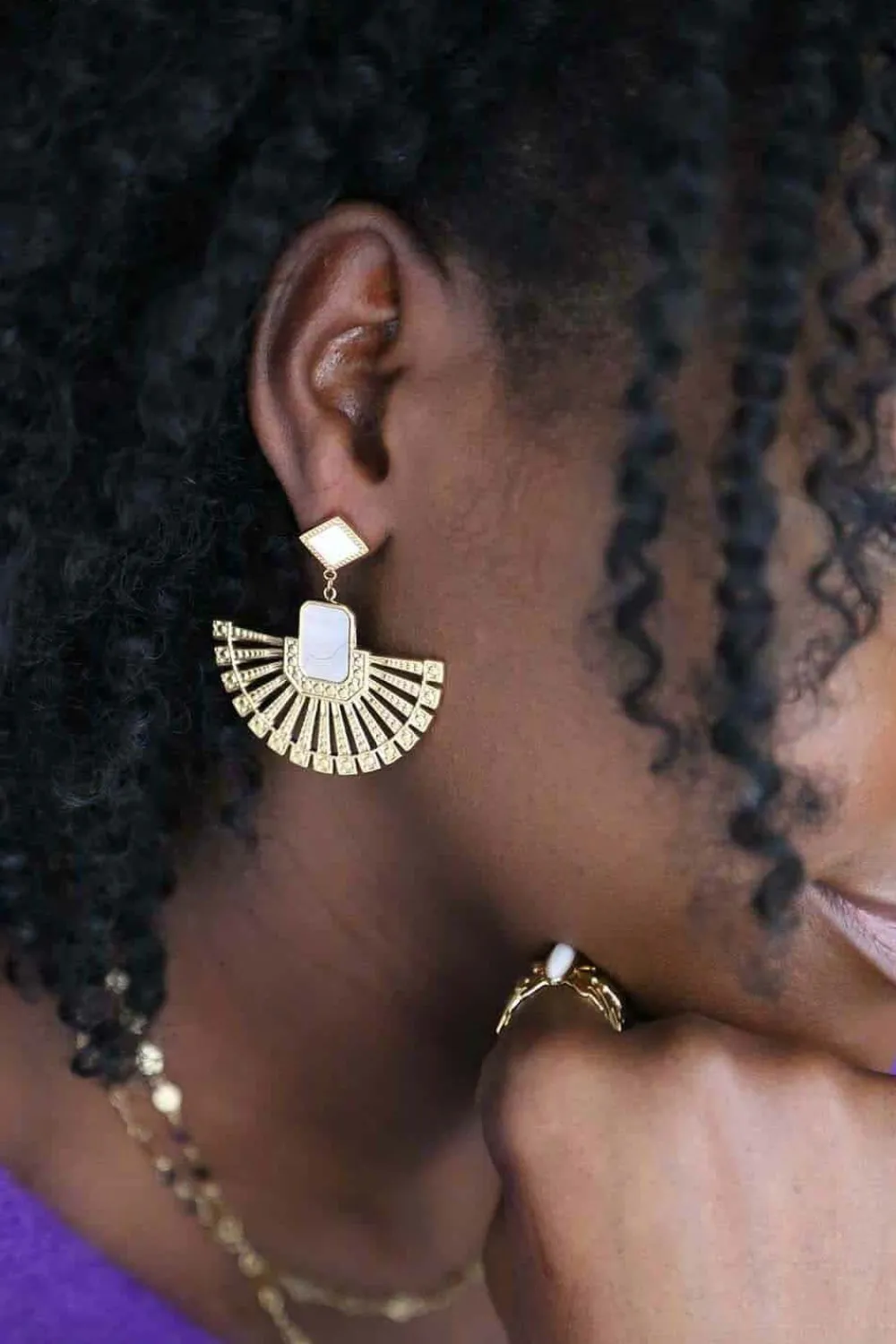 Clearance Boucles D'Oreille Nacre Sandy Femmes Boucles D'Oreille & Earcuff