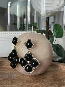 Discount Boucles D'Oreille Noir Adele Femmes Boucles D'Oreille & Earcuff
