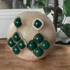 Online Boucles D'Oreille Vert Adele Femmes Boucles D'Oreille & Earcuff