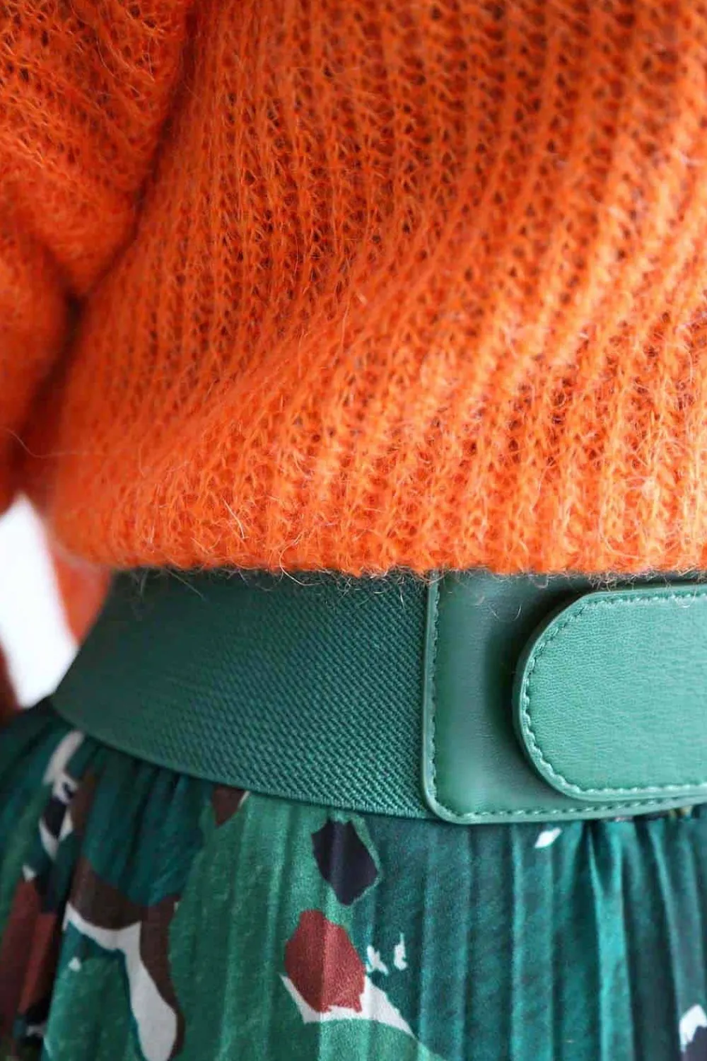 Ceinture Elastique Vert Odessa Femmes Ceinture
