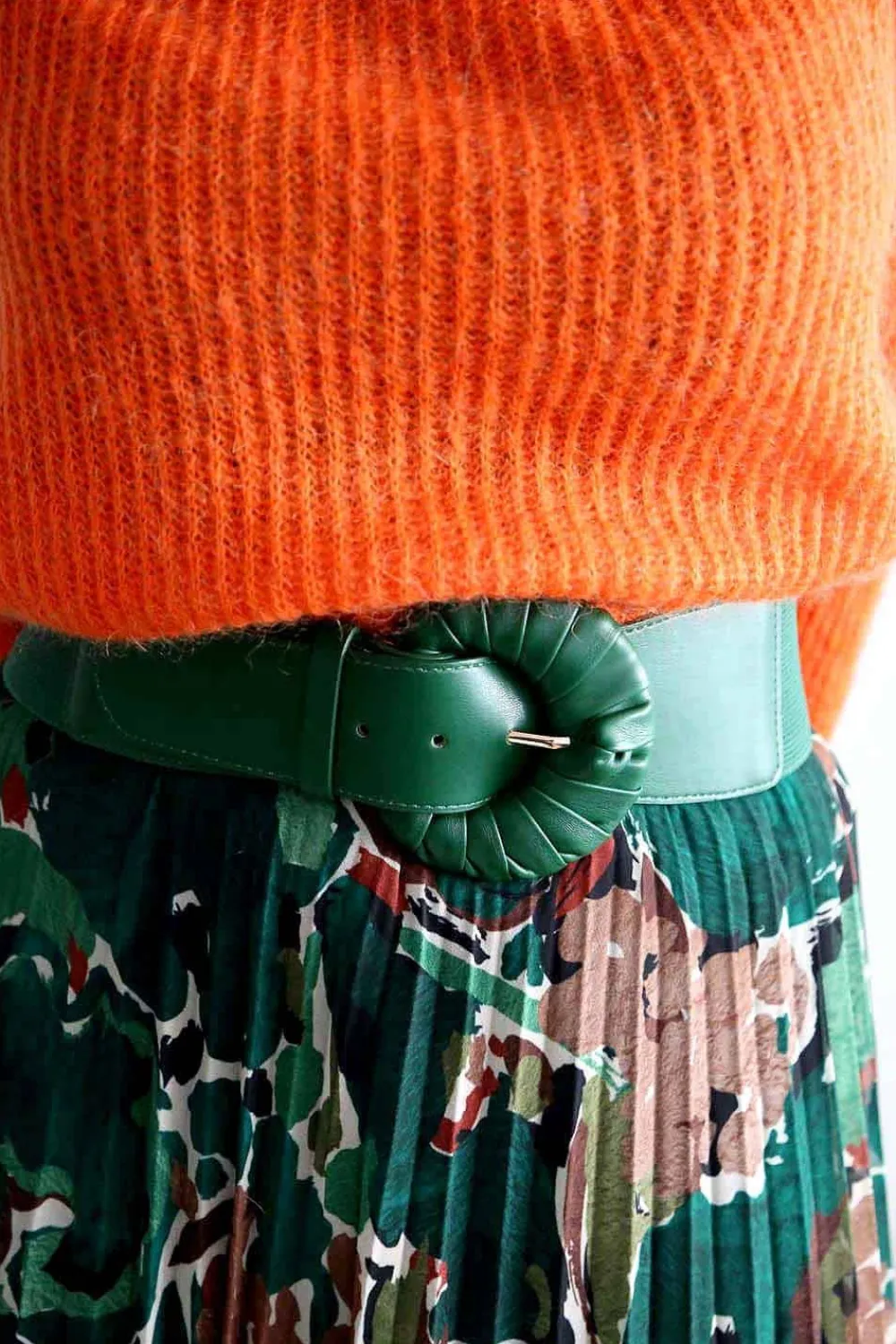 Ceinture Elastique Vert Odessa Femmes Ceinture