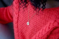 Discount Collier Melanie Rouge Femmes Collier & Sautoir