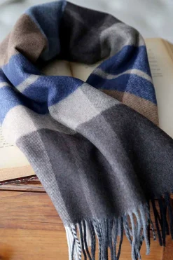 Clearance Echarpe Bleu Navid Homme Echarpe