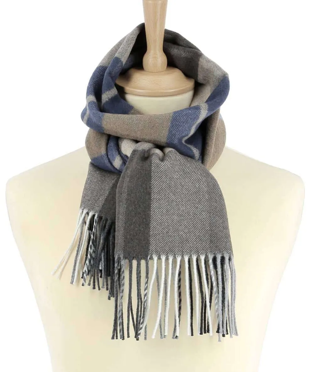 Clearance Echarpe Bleu Navid Homme Echarpe