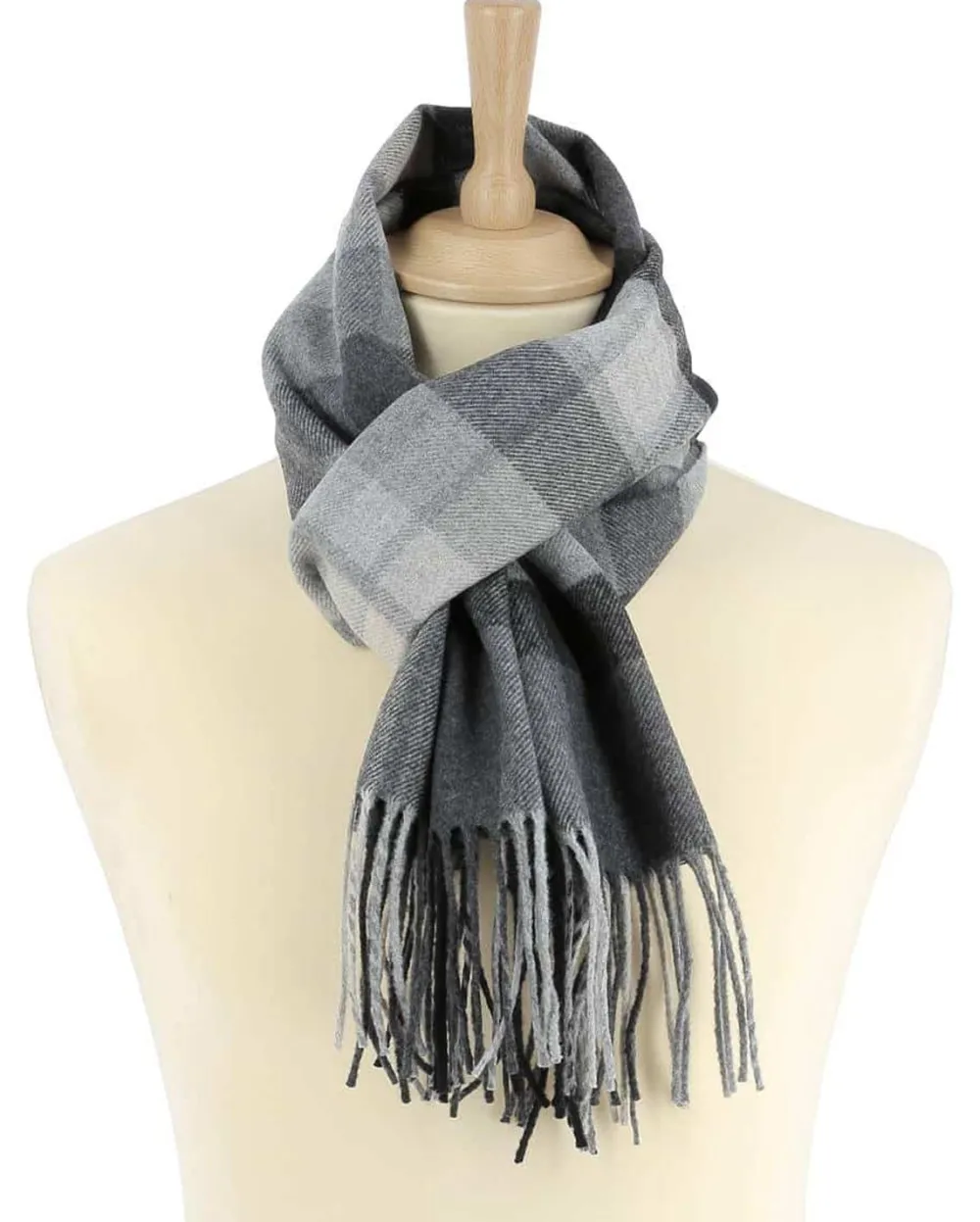 New Echarpe Gris Navid Homme Echarpe