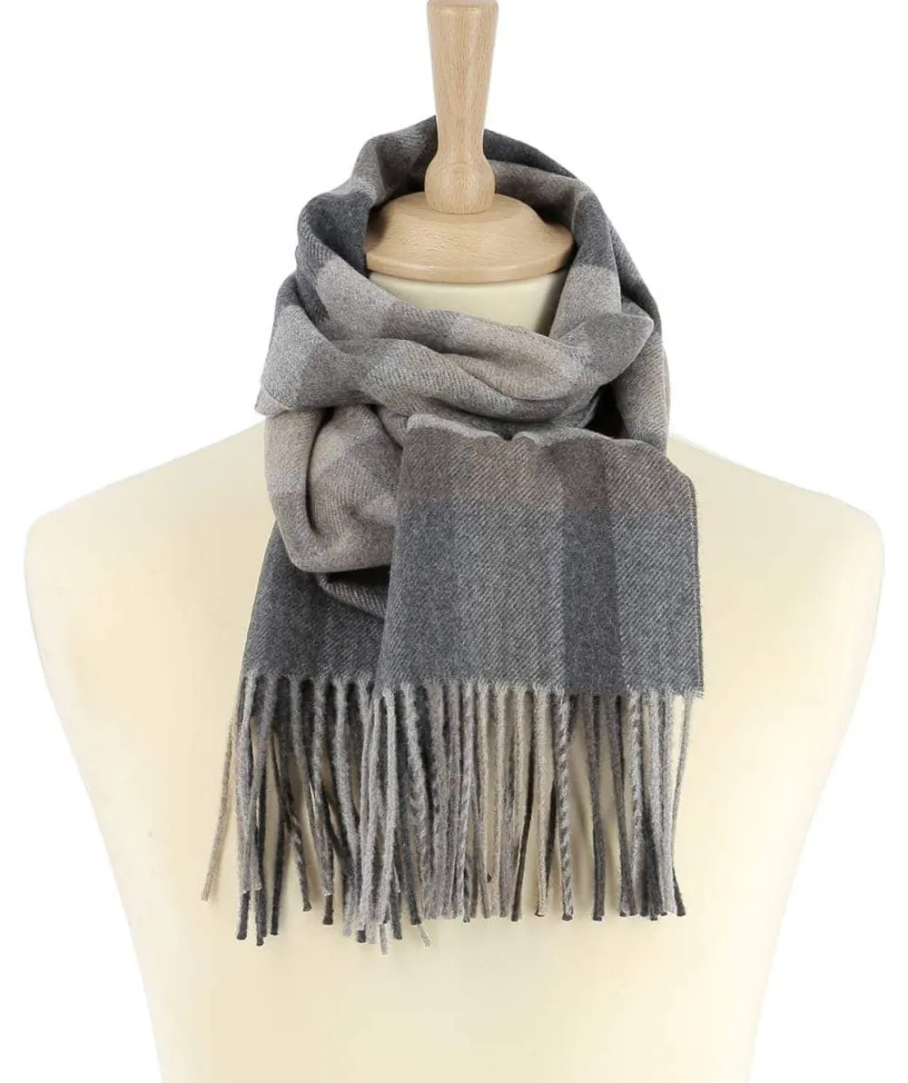 Clearance Echarpe Marron Taupe Navid Homme Echarpe