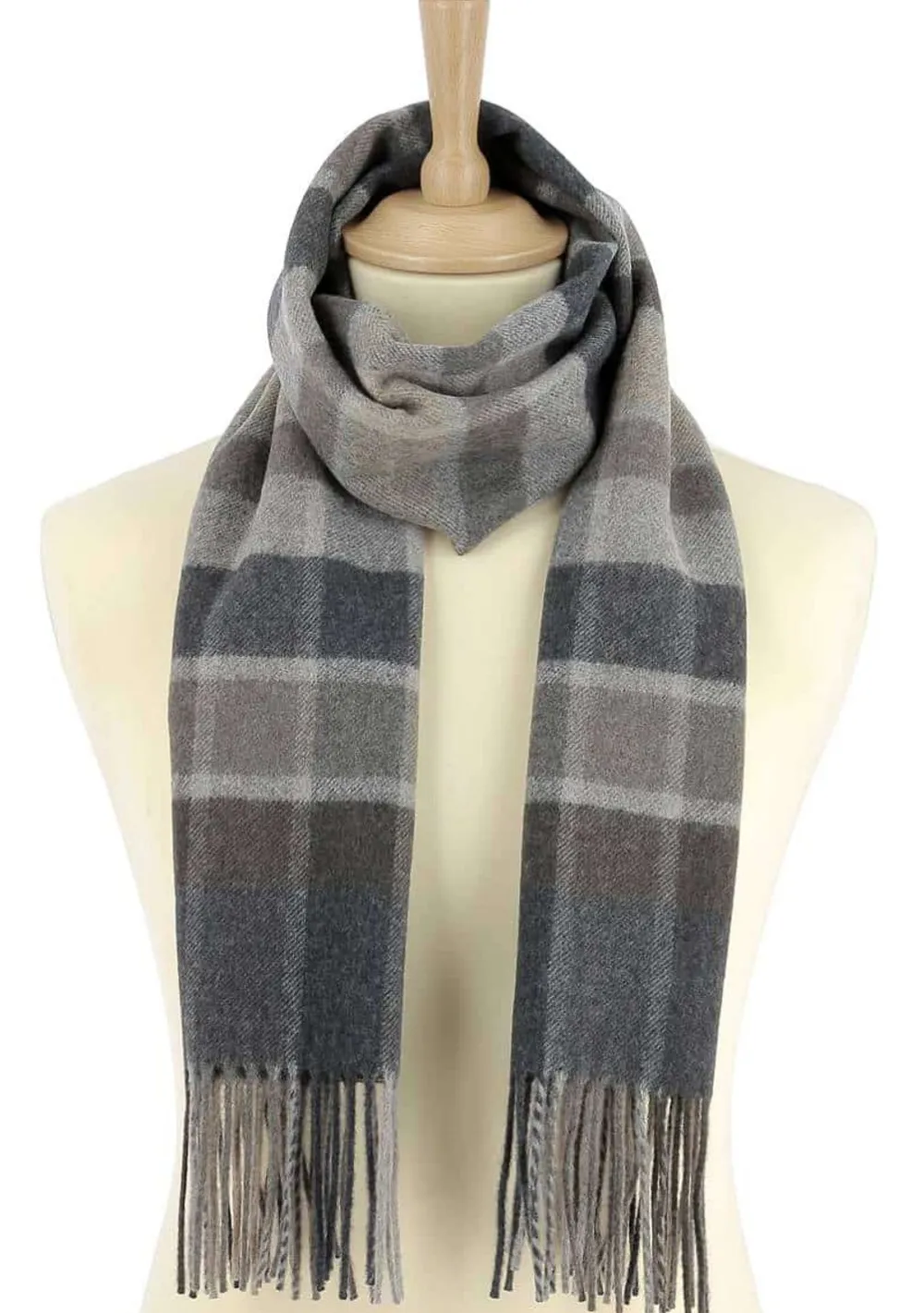 Clearance Echarpe Marron Taupe Navid Homme Echarpe