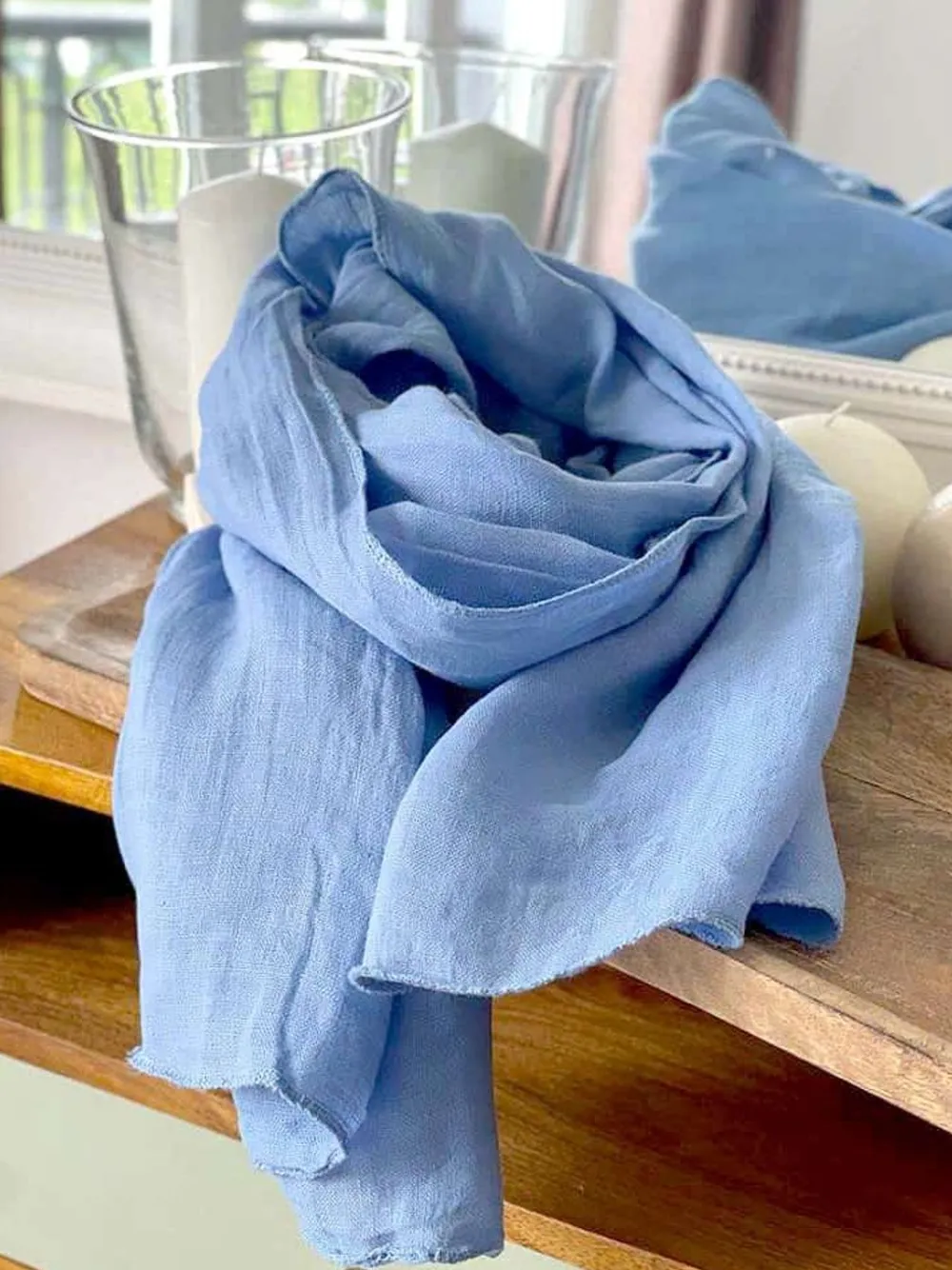 Hot Foulard Bleu Ciel Emery Homme Foulard & Chèche Homme