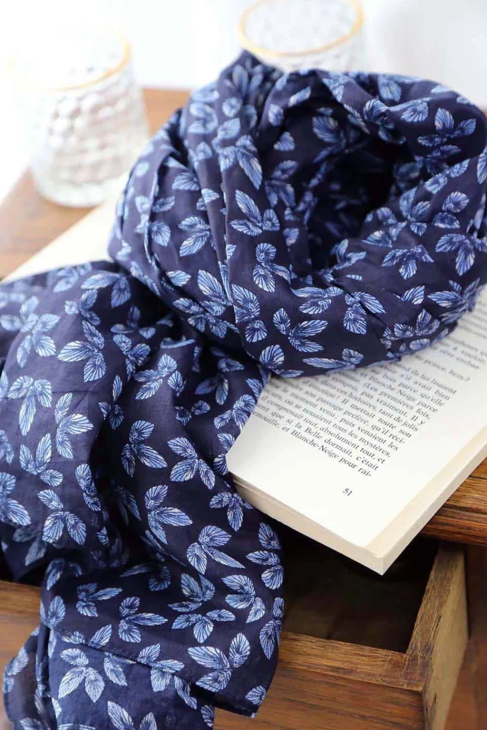 Online Foulard Bleu Oliver Homme Foulard & Chèche Homme