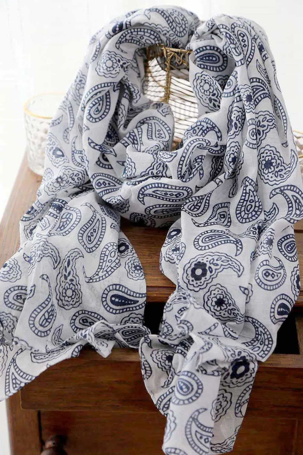 Clearance Foulard Bleu Valentin Homme Foulard & Chèche Homme