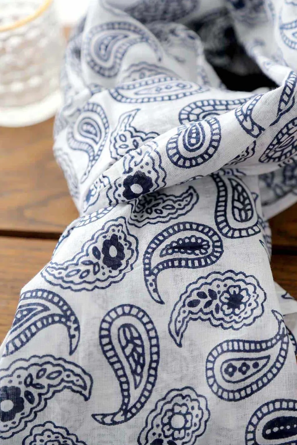 Clearance Foulard Bleu Valentin Homme Foulard & Chèche Homme