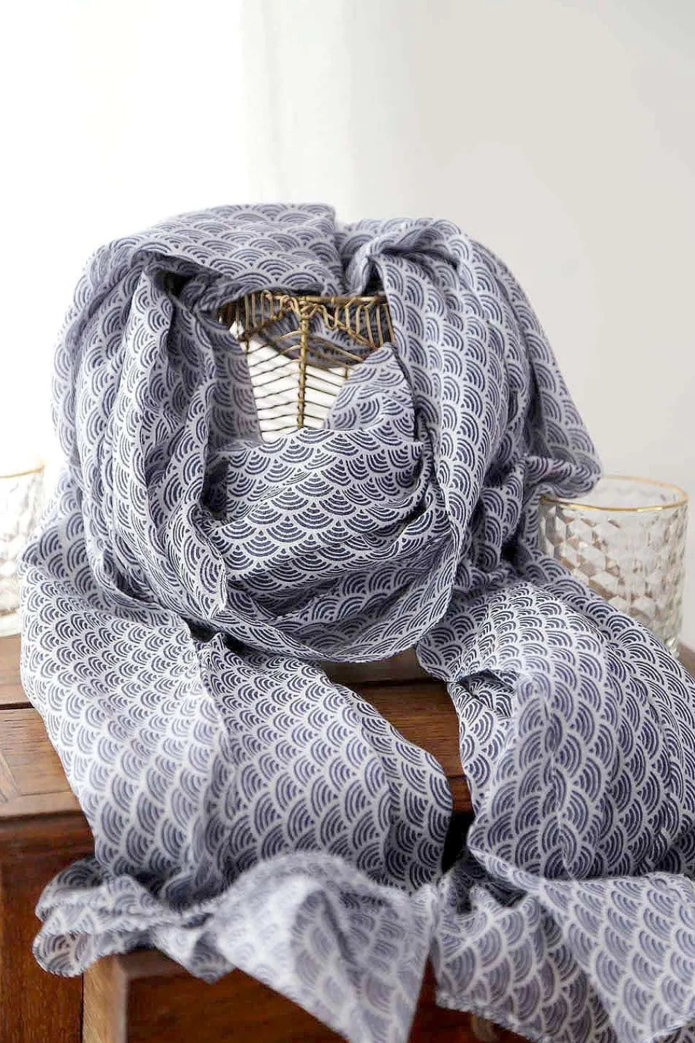 Online Foulard Homme Bleu Sawyer Homme Foulard & Chèche Homme