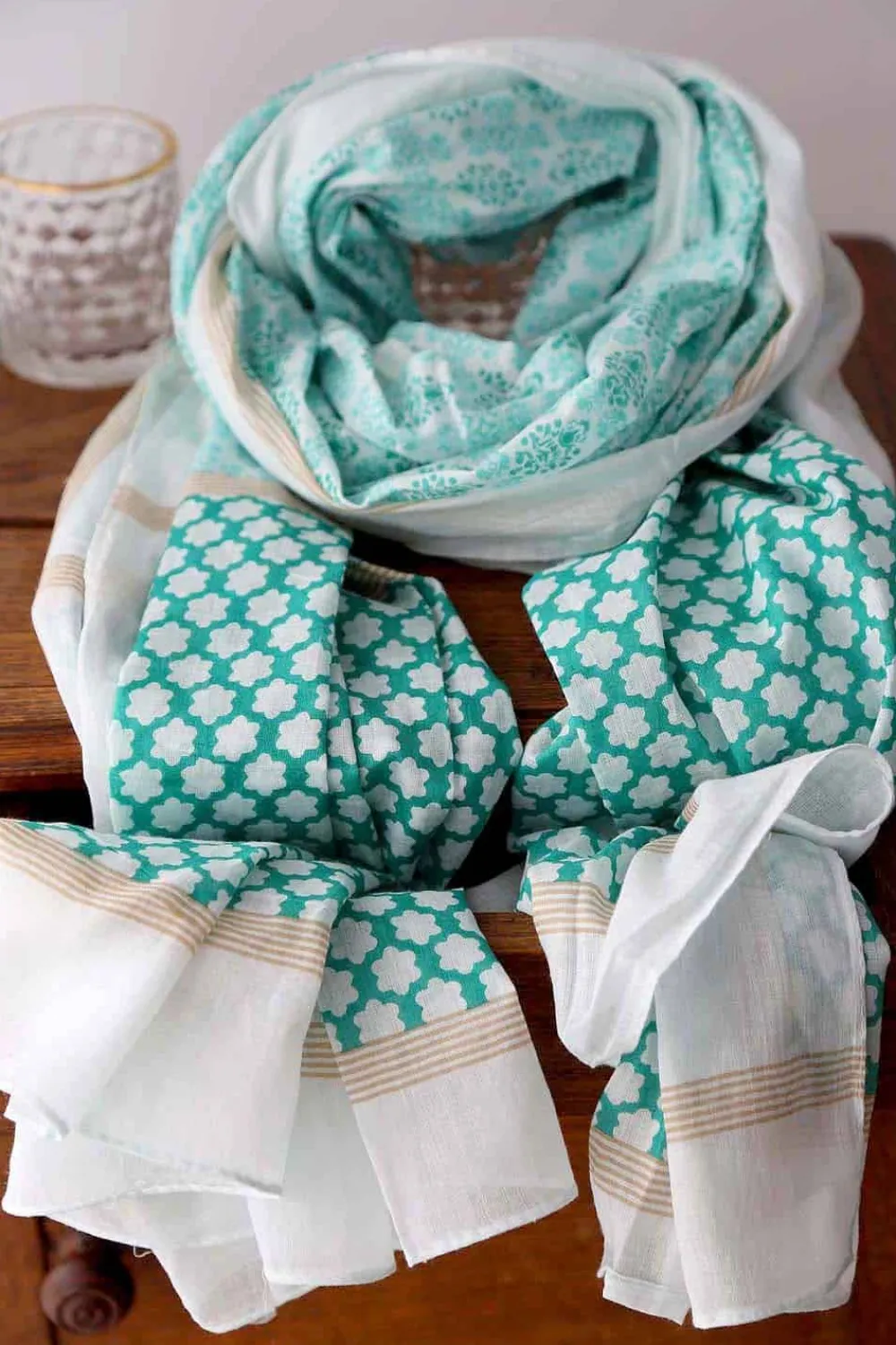 Hot Foulard Homme Bleu Turquoise Bradley Homme Foulard & Chèche Homme