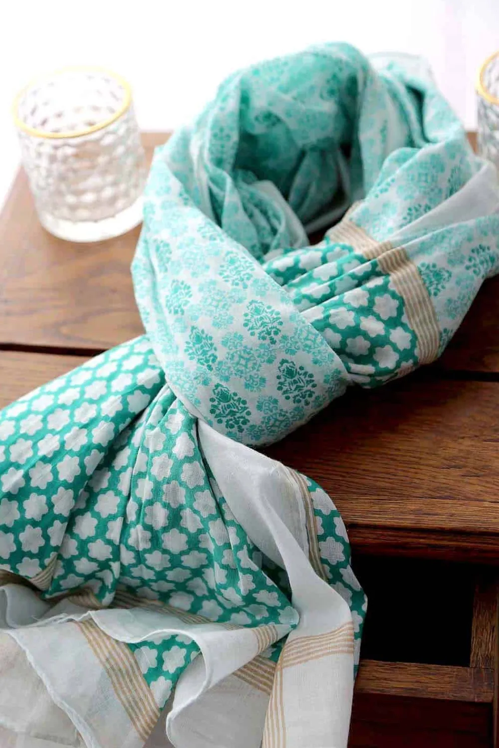 Hot Foulard Homme Bleu Turquoise Bradley Homme Foulard & Chèche Homme