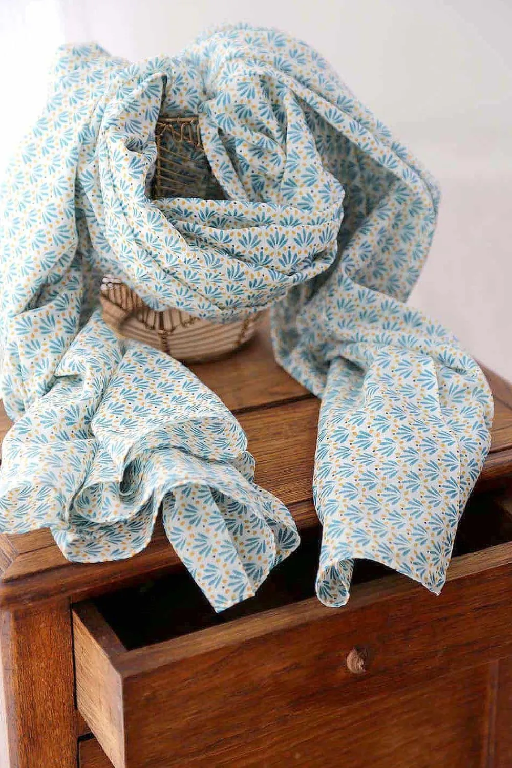 New Foulard Homme Bleu Turquoise Brooklyn Homme Foulard & Chèche Homme