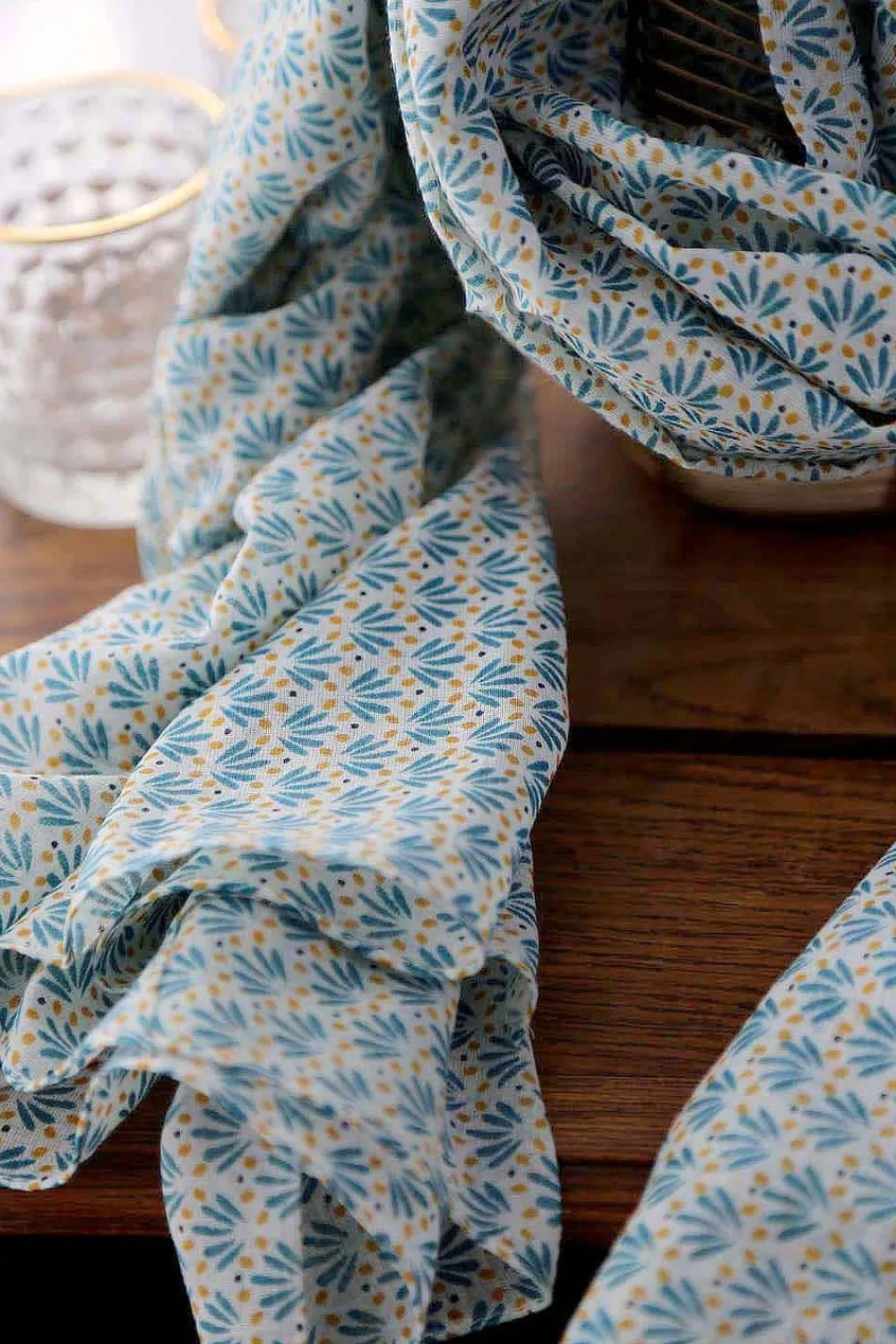 New Foulard Homme Bleu Turquoise Brooklyn Homme Foulard & Chèche Homme