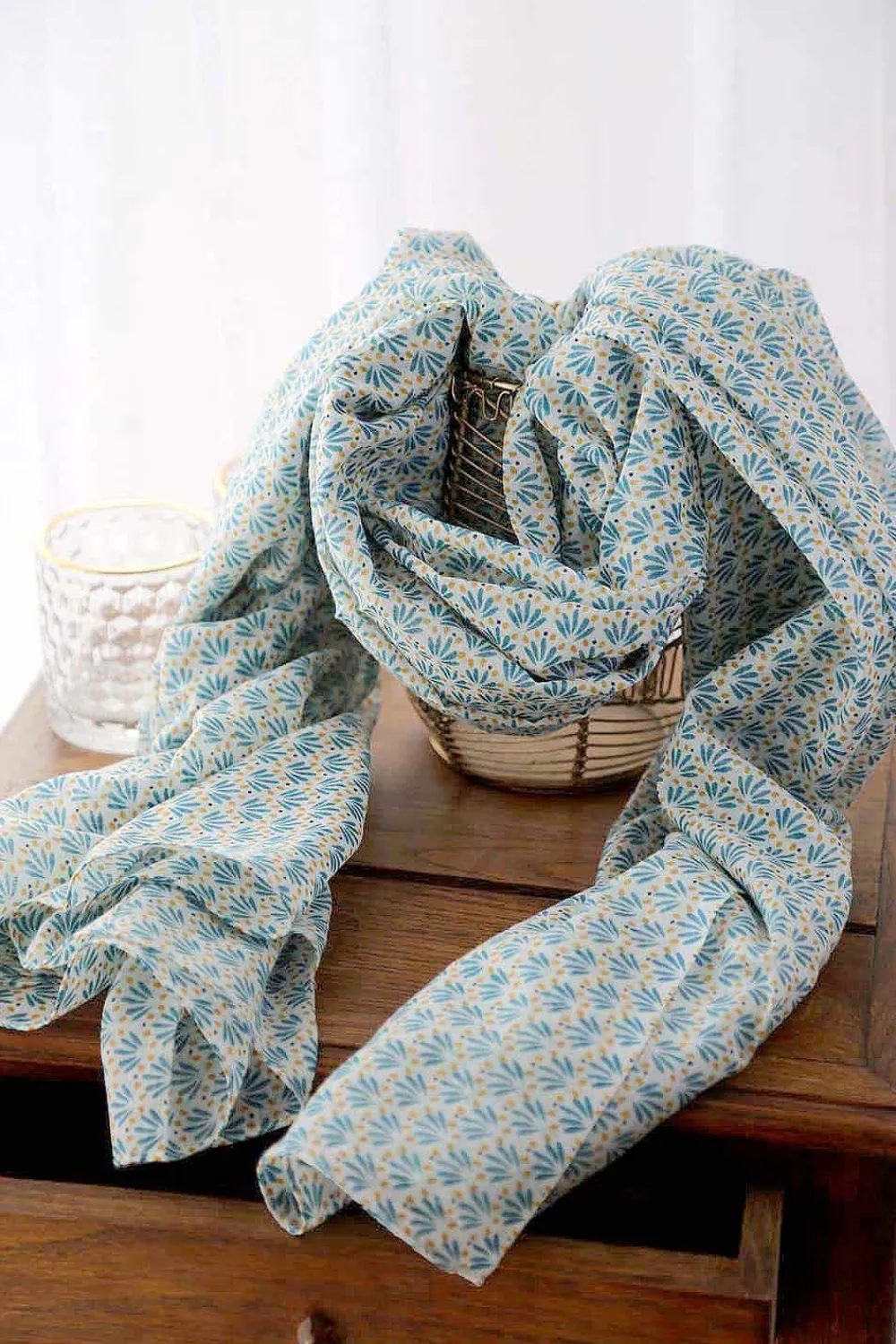 New Foulard Homme Bleu Turquoise Brooklyn Homme Foulard & Chèche Homme