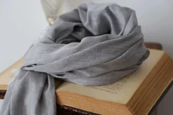 Outlet Foulard Homme Gris Clair Louis Homme Foulard & Chèche Homme