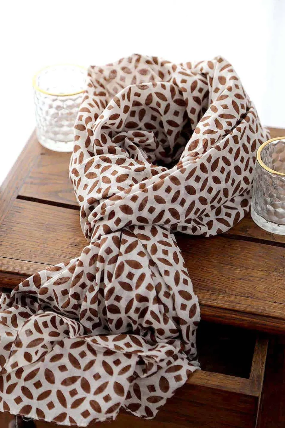 Sale Foulard Homme Marron Austin Homme Foulard & Chèche Homme