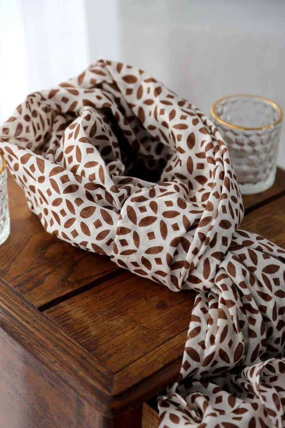 Sale Foulard Homme Marron Austin Homme Foulard & Chèche Homme