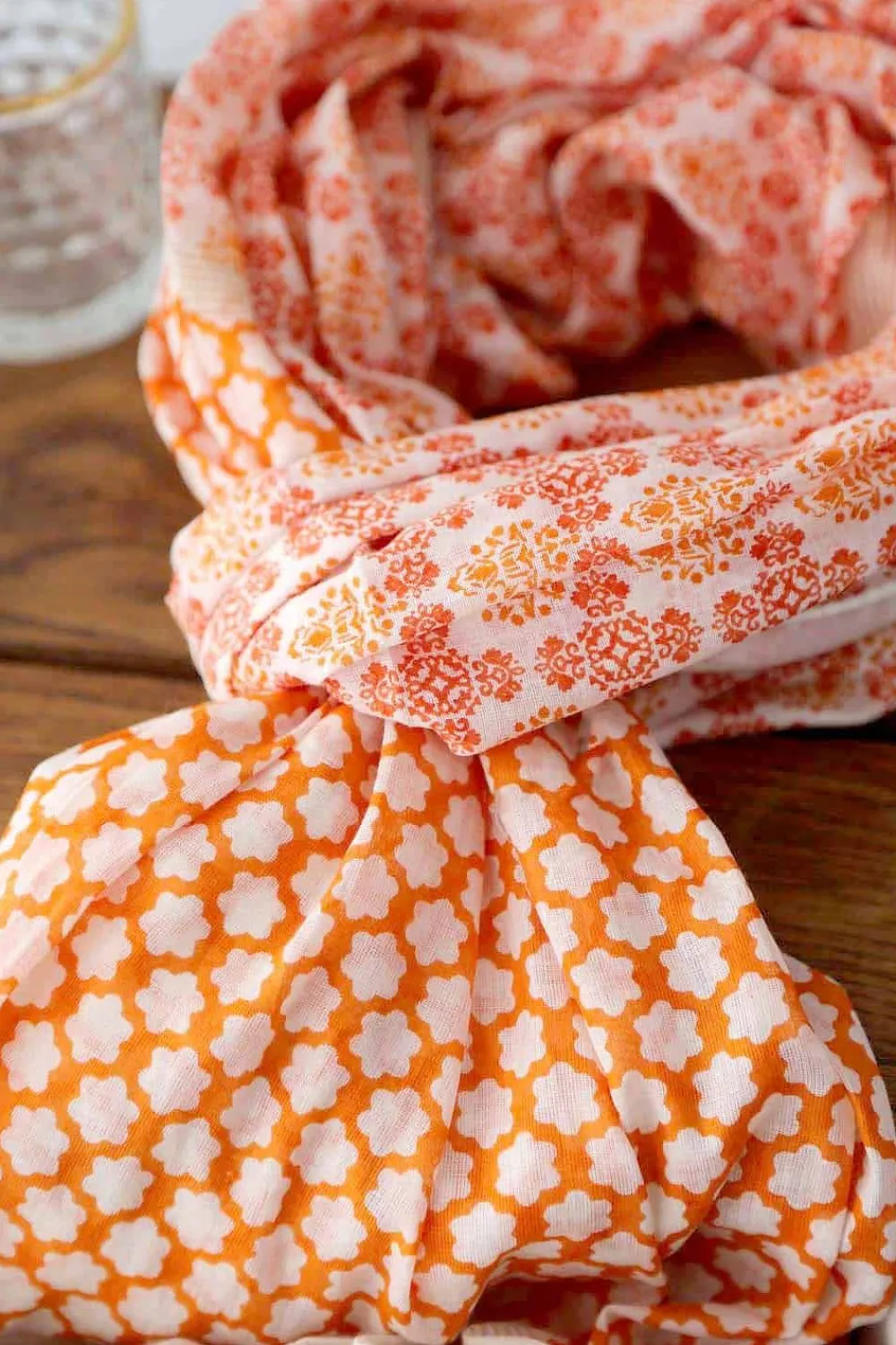 Hot Foulard Homme Orange Bradley Homme Foulard & Chèche Homme