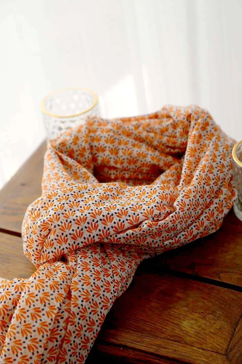 Foulard Homme Orange Brooklyn Homme Foulard & Chèche Homme