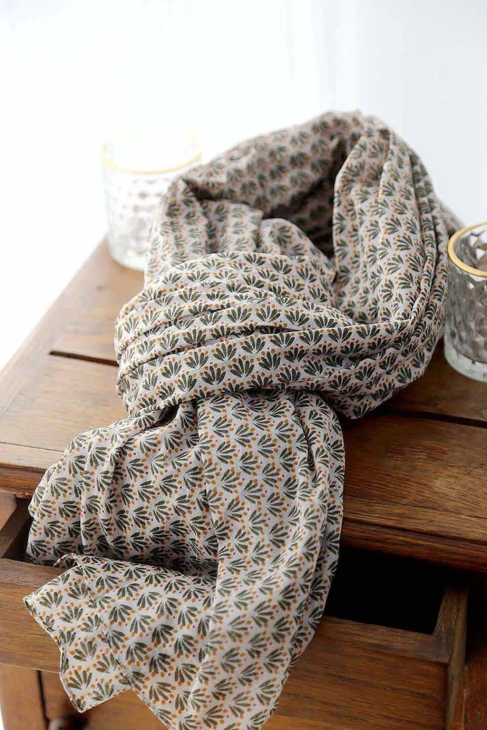 Hot Foulard Homme Vert Kaki Brooklyn Homme Foulard & Chèche Homme