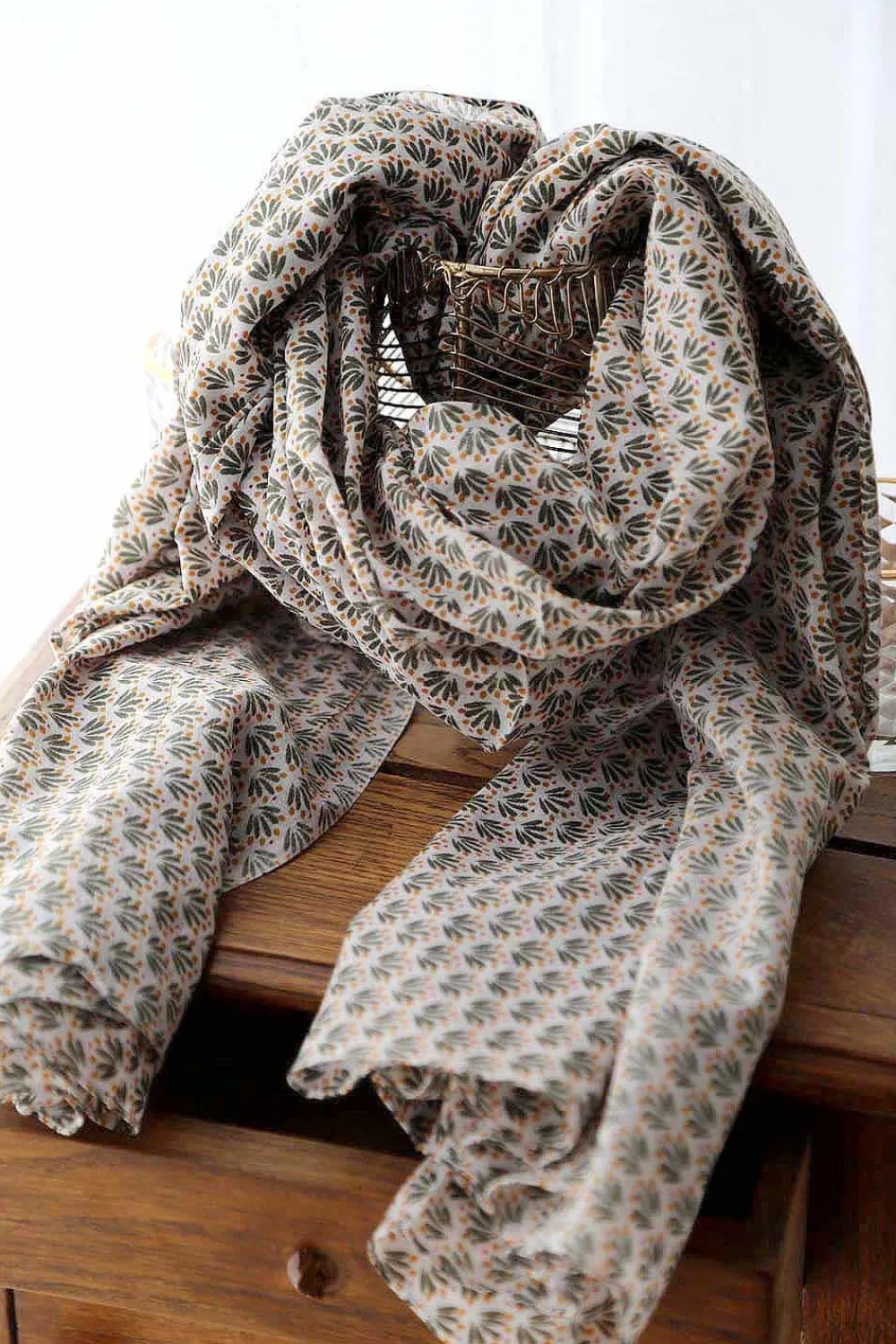 Hot Foulard Homme Vert Kaki Brooklyn Homme Foulard & Chèche Homme