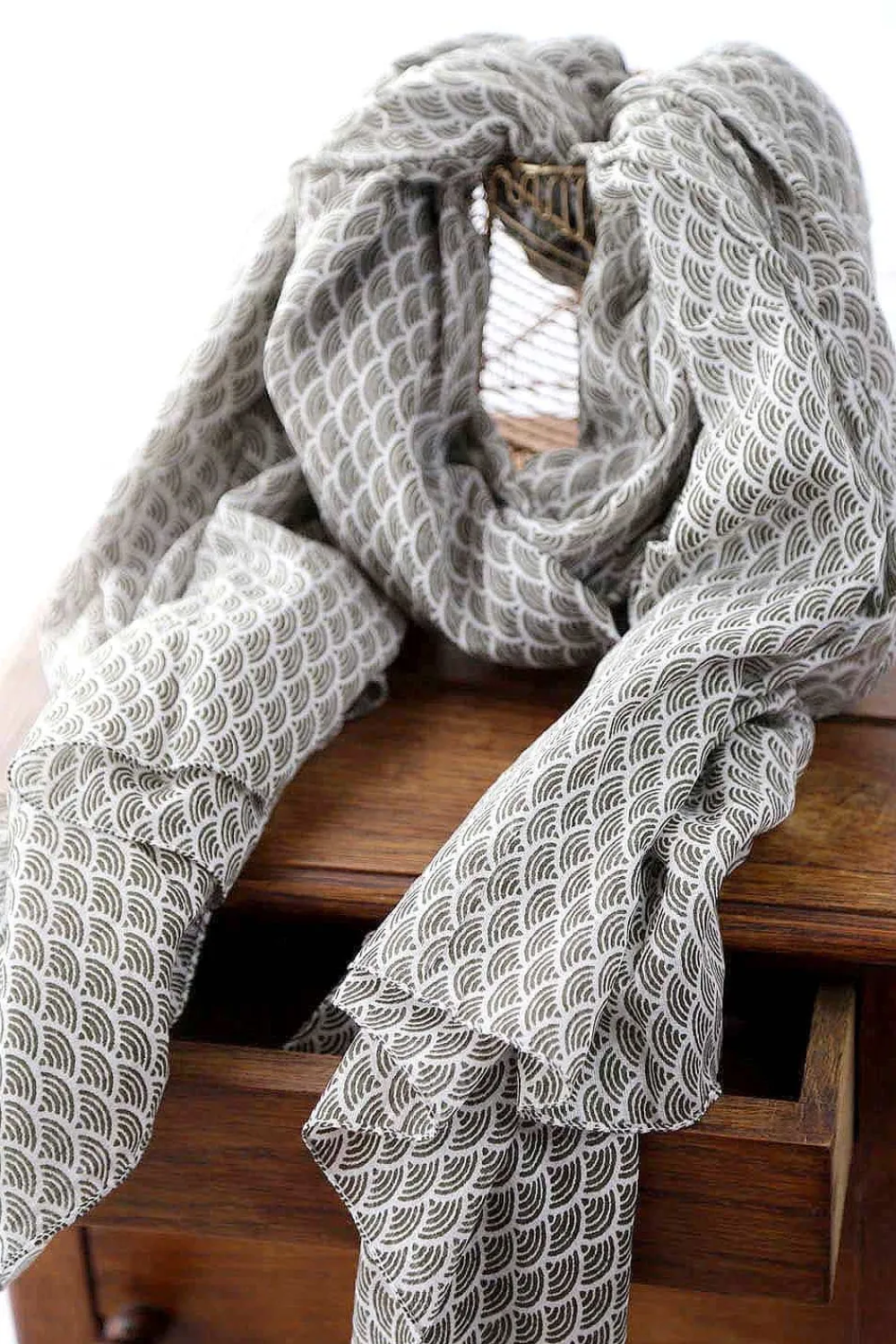 New Foulard Homme Vert Sawyer Homme Foulard & Chèche Homme