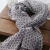 New Foulard Homme Violet / Noir Brooklyn Homme Foulard & Chèche Homme