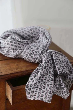 New Foulard Homme Violet / Noir Brooklyn Homme Foulard & Chèche Homme