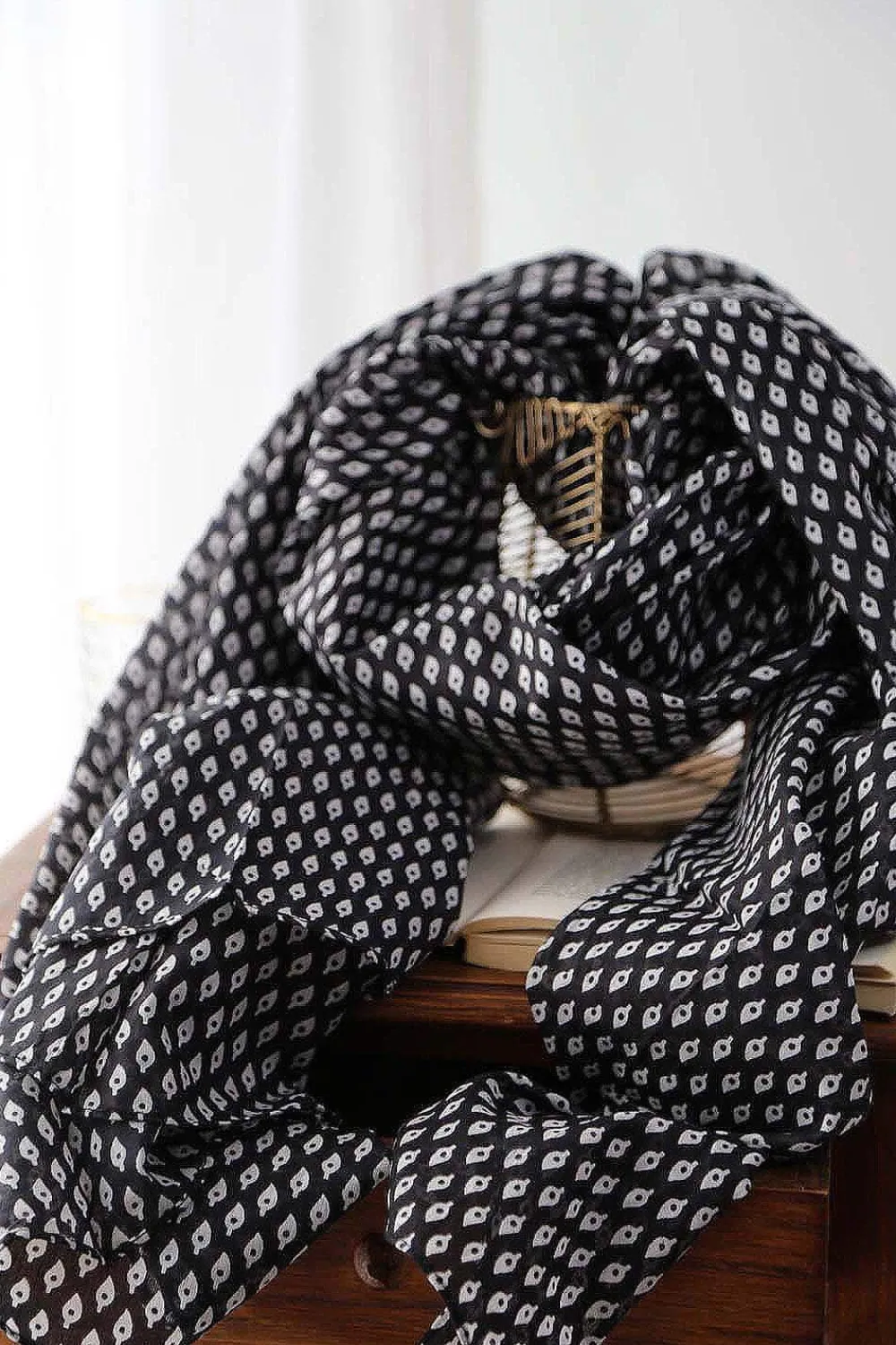 New Foulard Noir Faris Homme Foulard & Chèche Homme