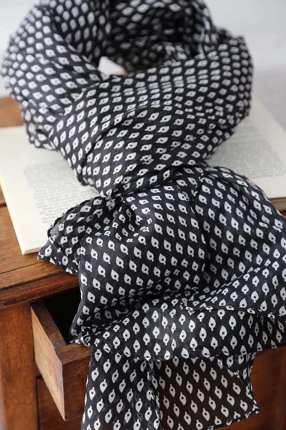 New Foulard Noir Faris Homme Foulard & Chèche Homme