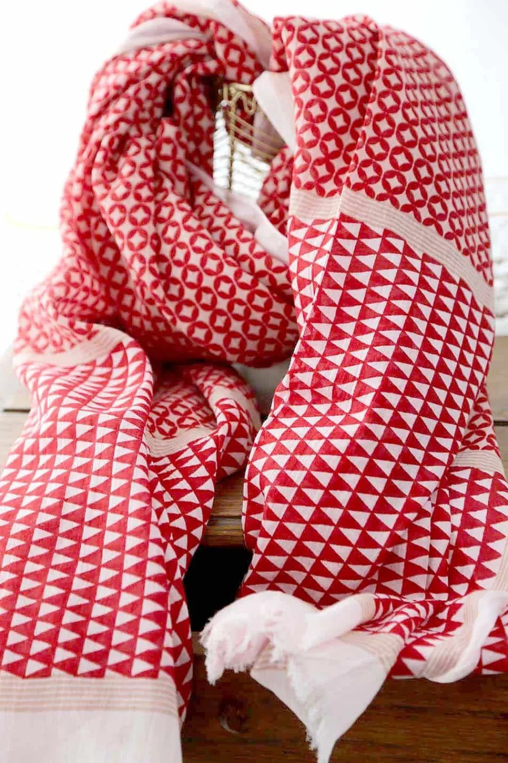 Foulard Rouge Kenta Homme Foulard & Chèche Homme