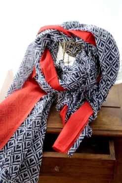 Sale Foulard Rouge Timothy Homme Foulard & Chèche Homme