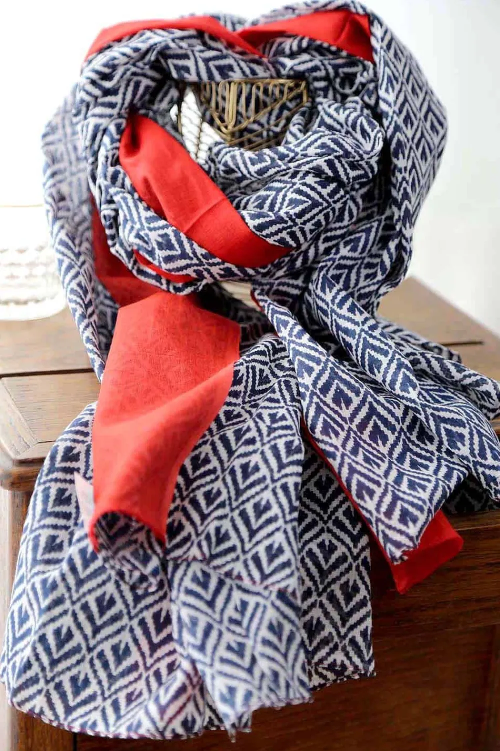 Sale Foulard Rouge Timothy Homme Foulard & Chèche Homme