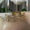 Online Jonc Multi Rangs Dore Katy Femmes Bracelet, Jonc & Manchette