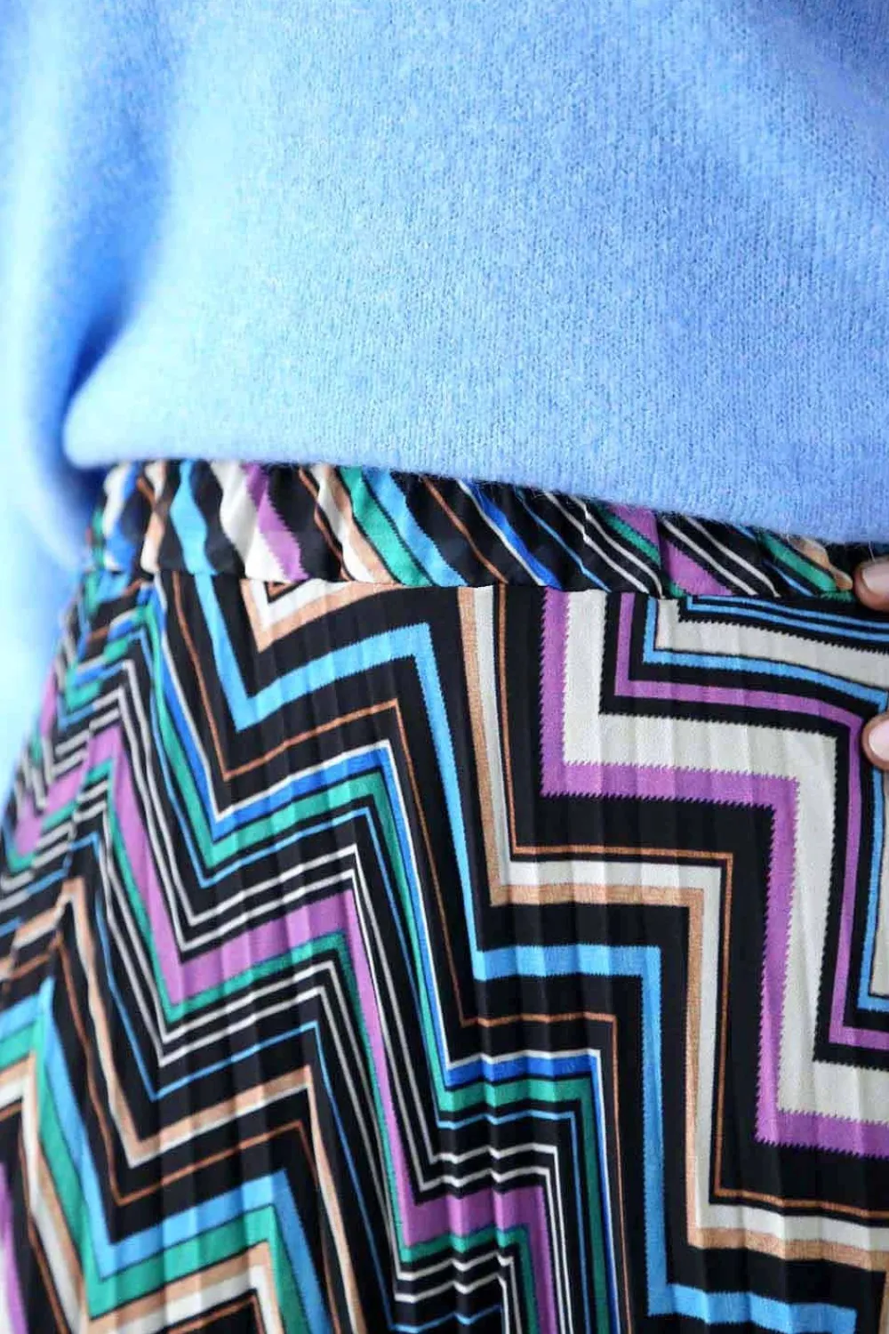 Outlet Jupe Plissee Violet Ziguy Femmes Jupe