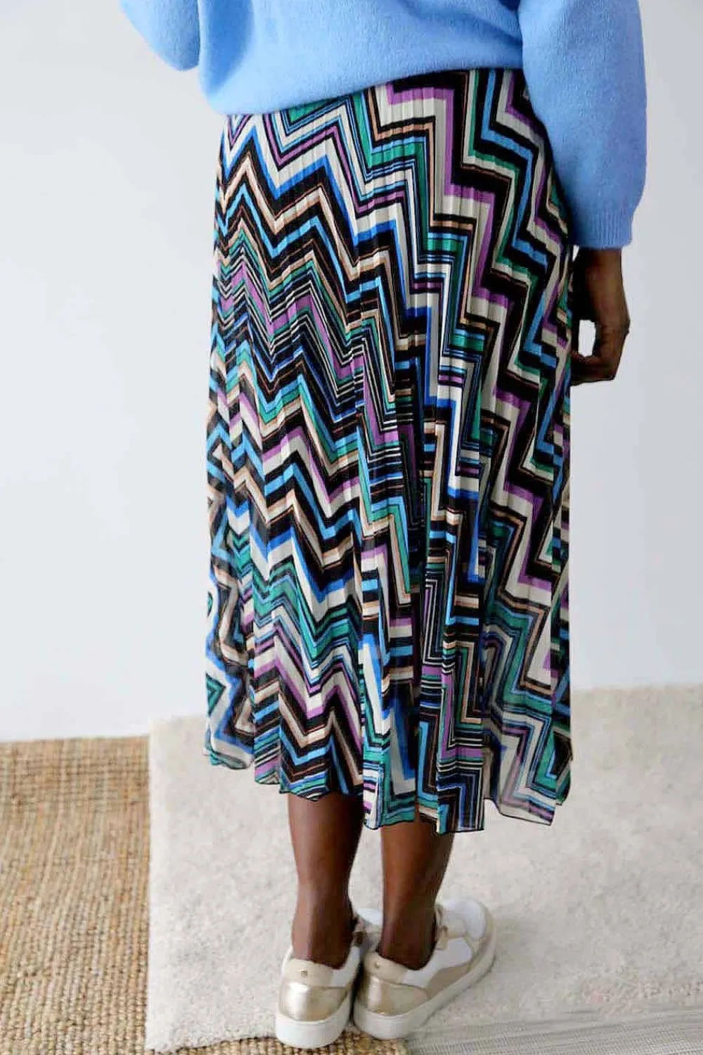 Outlet Jupe Plissee Violet Ziguy Femmes Jupe