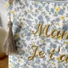 Pochette A Message Bleu Taje Femmes Pochette & Trousse