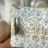 New Pochette A Message Bleu Zyme Femmes Pochette & Trousse