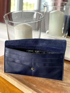 New Porte-Cartes Bleu Marine Molly Femmes Porte-Cartes