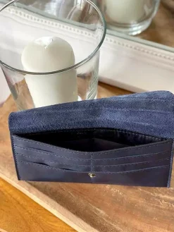New Porte-Cartes Bleu Marine Molly Femmes Porte-Cartes