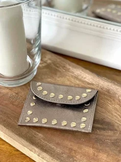 Sale Porte-Cartes Dore Champagne Dexie Femmes Porte-Cartes